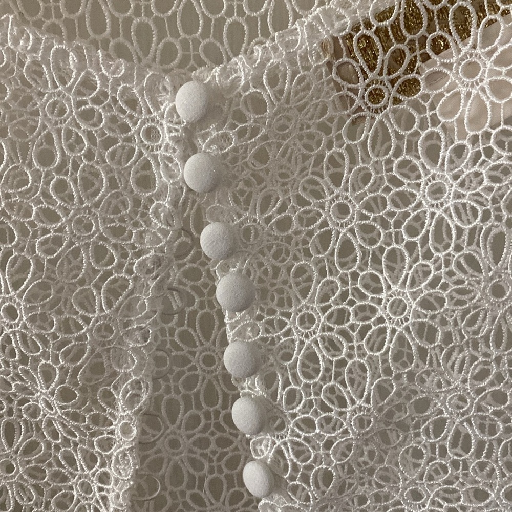 Jenny Yoo for BHLDN Wedding Topper. Worn once. - Picture 5 of 8